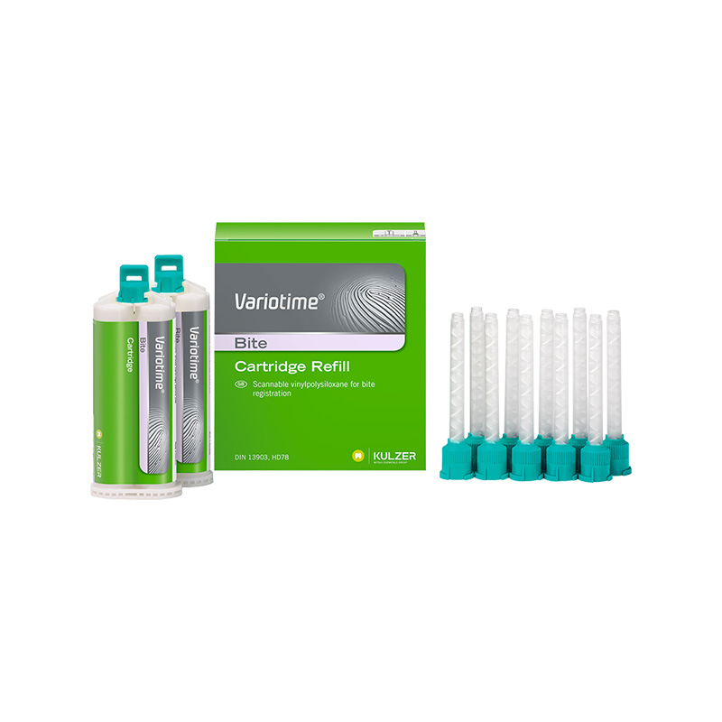 古莎/贺利氏 VarioTime幻时A类硅橡胶咬合记录枪混型50ml*2